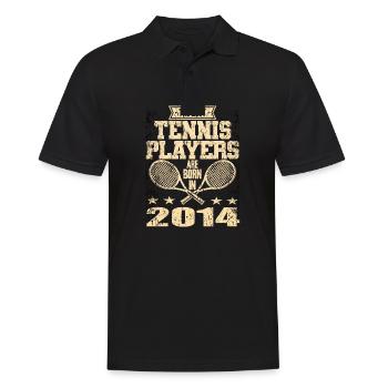 The Best Tennis Players Are Born In 2014 - Men's Polo Shirt - black - Front - Kai (181cm)