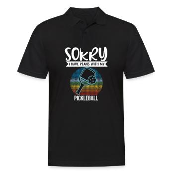 Désolé, j’ai des projets avec mon pickleball - Polo Homme - noir - Devant - Kai (181cm)