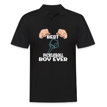 Best Pickleball Boy Ever - Men's Polo Shirt - black - Front - Kai (181cm)
