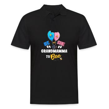 Il ou elle grand-mère à Bee meilleure grand-mère de tous les temps - Polo Homme - noir - Devant - Kai (181cm)