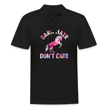 Barn Hair Dont Care - Männer Poloshirt - Schwarz - Vorne - Kai (181cm)