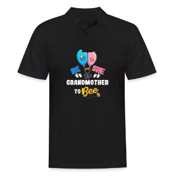 Il ou elle grand-mère pour être la meilleure grand-mère de tous les temps - Polo Homme - noir - Devant - Kai (181cm)