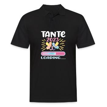 Aunt 2023 - Men's Polo Shirt - black - Front - Kai (181cm)