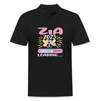 Zia 2023 Loading - Men's Polo Shirt - black - Front - Kai (181cm)