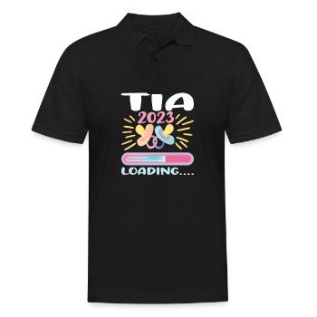 Tía 2023 - Männer Poloshirt - Schwarz - Vorne - Kai (181cm)