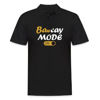 Family Vacation 2023 - Baecay Mode On - Männer Poloshirt - Schwarz - Vorne - Kai (181cm)