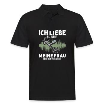 Sondeln - Männer Poloshirt - Schwarz - Vorne - Kai (181cm)