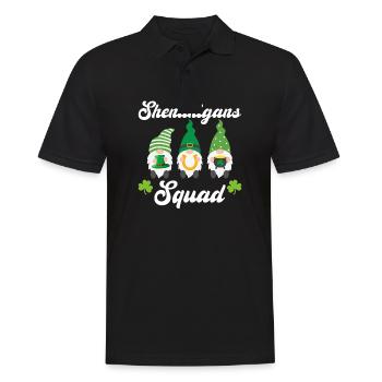 Shenanigans Squad Teacher St Patrick’s Day - Polo Homme - noir - Devant - Kai (181cm)