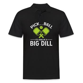 Pickleball C’est une sorte de gros aneth - Polo Homme - noir - Devant - Kai (181cm)