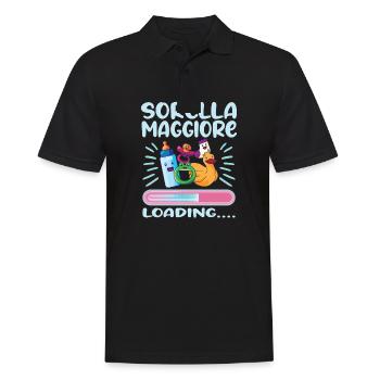 Sorella Maggiore 2023 - Männer Poloshirt - Schwarz - Vorne - Kai (181cm)