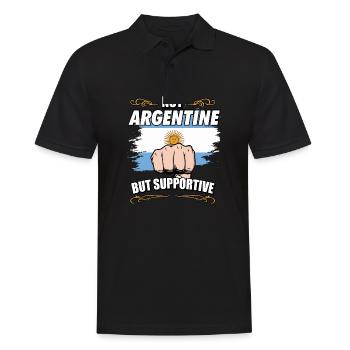 Pas argentin mais touristique de soutien - Polo Homme - noir - Devant - Kai (181cm)
