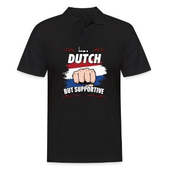 Pas néerlandais mais touristique de voyage néerlandais - Polo Homme - noir - Devant - Kai (181cm)