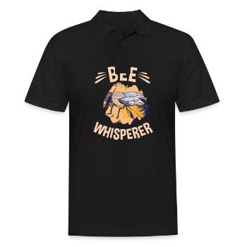 Imker bienen flüsterer honigproduzent - Männer Poloshirt - Schwarz - Vorne - Kai (181cm)
