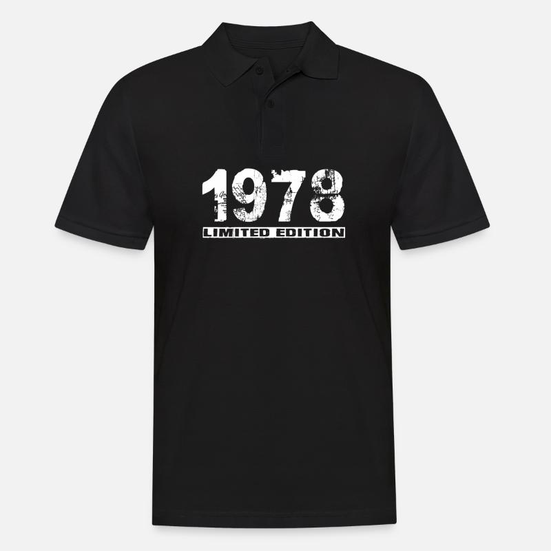 Limited Edition 1978 - Männer Poloshirt - Schwarz