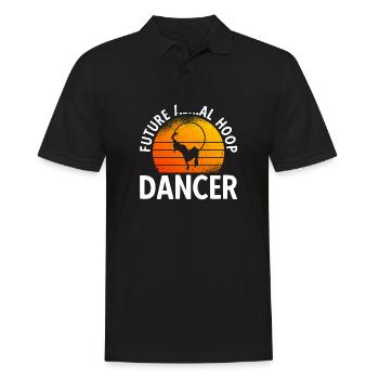 Future Aerial Hoop Dancer - Männer Poloshirt - Schwarz - Vorne - Kai (181cm)