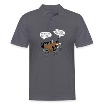 Clarinettiste Musiciens d’orchestre - Polo Homme - charbon - Devant - Nico (186cm)