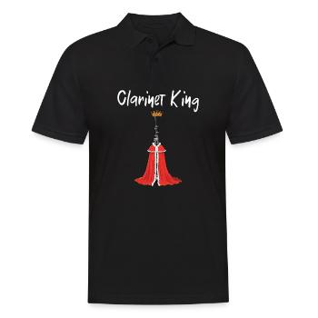 Clarinettiste Musiciens d’orchestre - Polo Homme - noir - Devant - Kai (181cm)