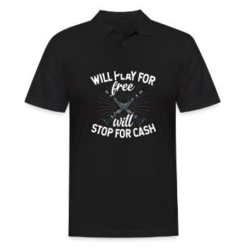 Clarinettiste Musiciens d’orchestre - Polo Homme - noir - Devant - Kai (181cm)