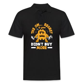 You Didn't Buy More Cryptocurrency Trading BTC - Männer Poloshirt - Schwarz - Vorne - Kai (181cm)