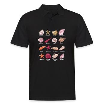 Mussel species - Men's Polo Shirt - black - Front - Kai (181cm)
