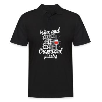 Résoudre des mots croisés - Polo Homme - noir - Devant - Kai (181cm)