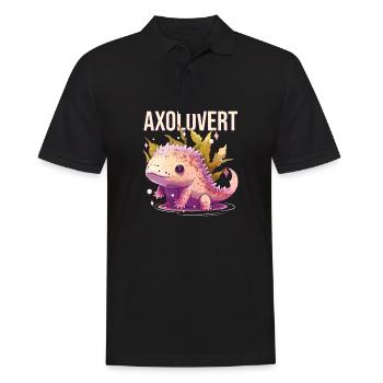 Axolovert Axolotl Lover Amphibian Marche Mexicaine - Polo Homme - noir - Devant - Kai (181cm)