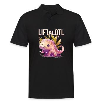 Liftalotl Axolotl Lover Amphibian Bodybuilder Weig - Polo Homme - noir - Devant - Kai (181cm)