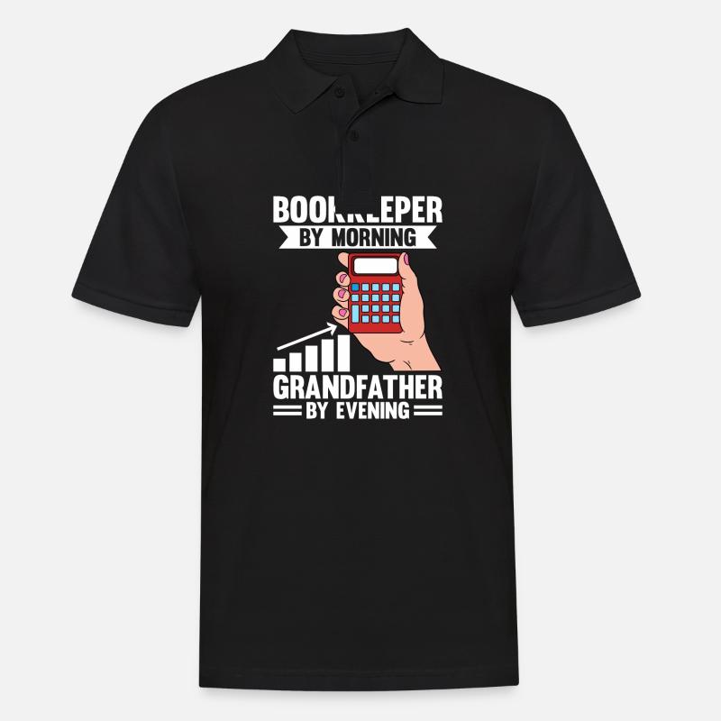 Tenue de livres Comptable Comptable - Polo Homme - noir