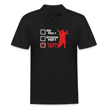 Democratic Party Republican Party Ballroom Party - Männer Poloshirt - Schwarz - Vorne - Kai (181cm)