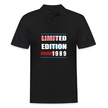 Édition limitée 1989 - Polo Homme - noir - Devant - Kai (181cm)