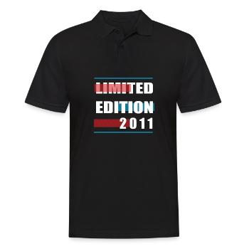 Limited Edition 2011 - Männer Poloshirt - Schwarz - Vorne - Kai (181cm)