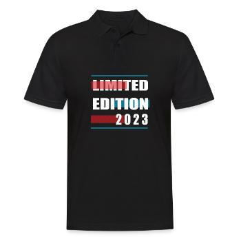 Limited Edition 2023 - Männer Poloshirt - Schwarz - Vorne - Kai (181cm)