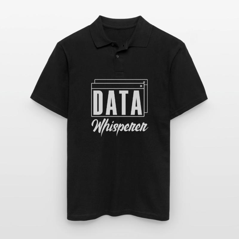 Data Whisperer Database Administrator Data Männer Poloshirt