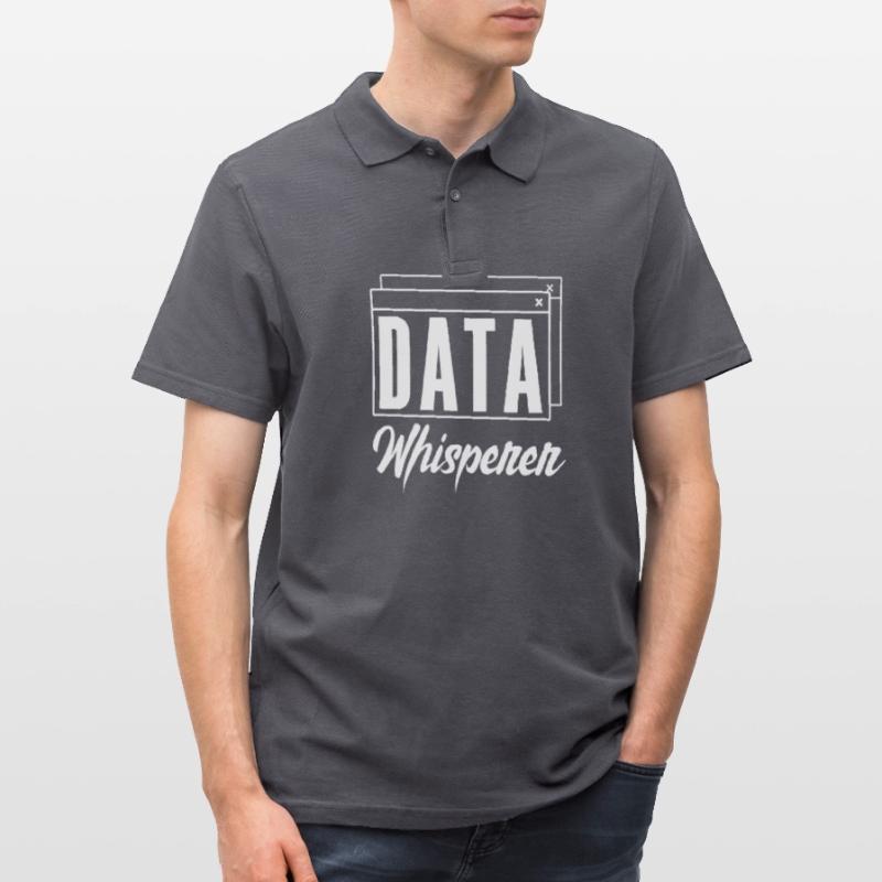 Data Whisperer Database Administrator Data Männer Poloshirt