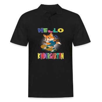Bonjour Kindergarten Skateboarding Fox - Polo Homme - noir - Devant - Kai (181cm)