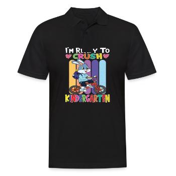 Kindergarten Child Kindergarten Gift - Men's Polo Shirt - black - Front - Kai (181cm)