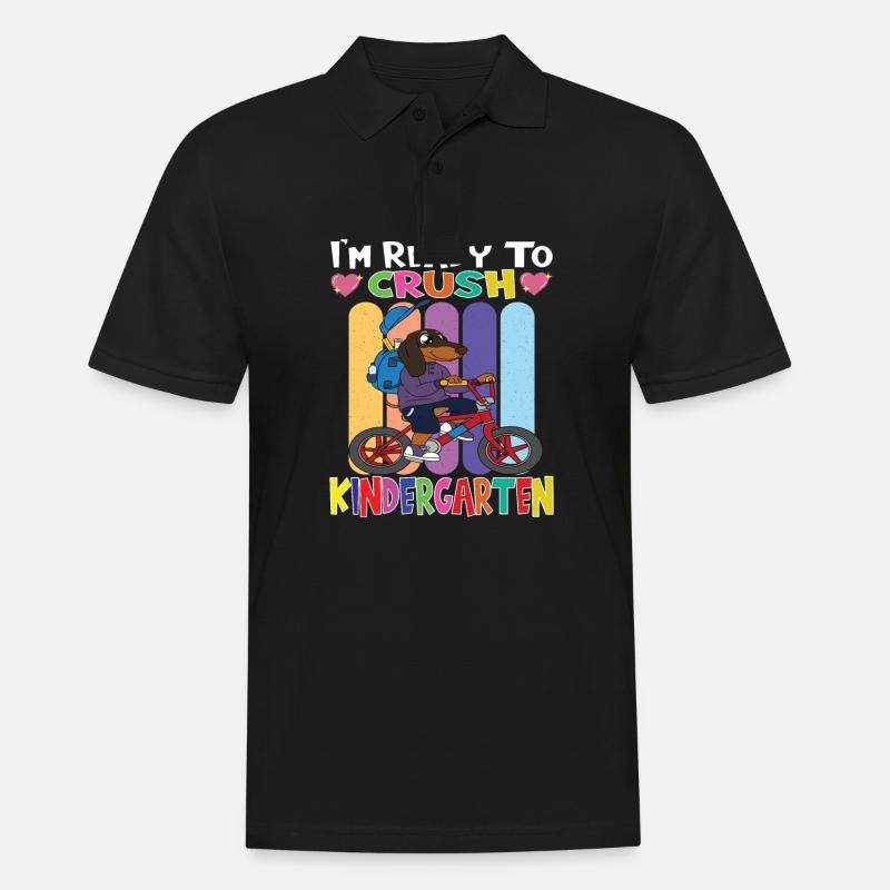 Kindergartenkind Kindergarten Geschenk - Männer Poloshirt - Schwarz
