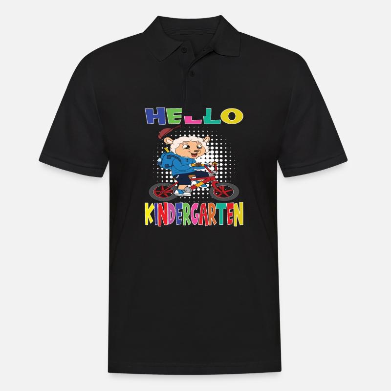 Kindergartenkind Kindergarten Geschenk - Männer Poloshirt - Schwarz