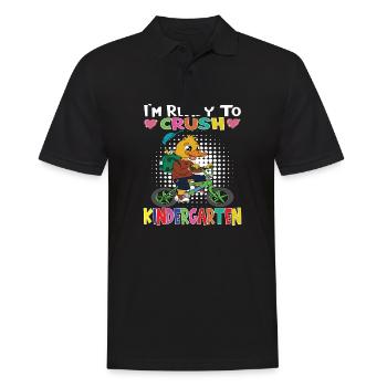 Cadeau de maternelle et de jardin d’enfants - Polo Homme - noir - Devant - Kai (181cm)
