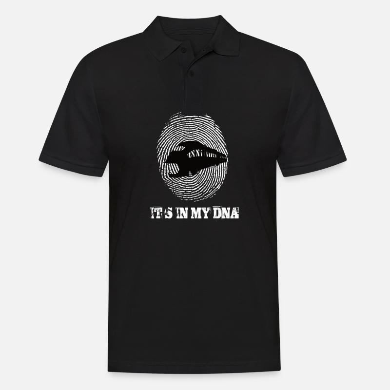 Entraîne son dans mon ADN - Polo Homme - noir