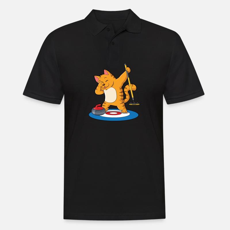 Locken - Männer Poloshirt - Schwarz