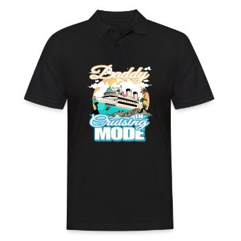 Daddy Cruising Mode Vacation Boat Trip - Men's Polo Shirt - black - Front - Kai (181cm)