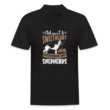 Sheepdog - Men's Polo Shirt - black - Front - Kai (181cm)