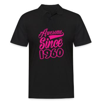 Génial depuis 1960 - Polo Homme - noir - Devant - Kai (181cm)