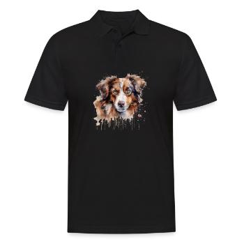 Berger australien - Polo Homme - noir - Devant - Kai (181cm)