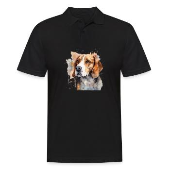 Beagle - Polo Homme - noir - Devant - Kai (181cm)