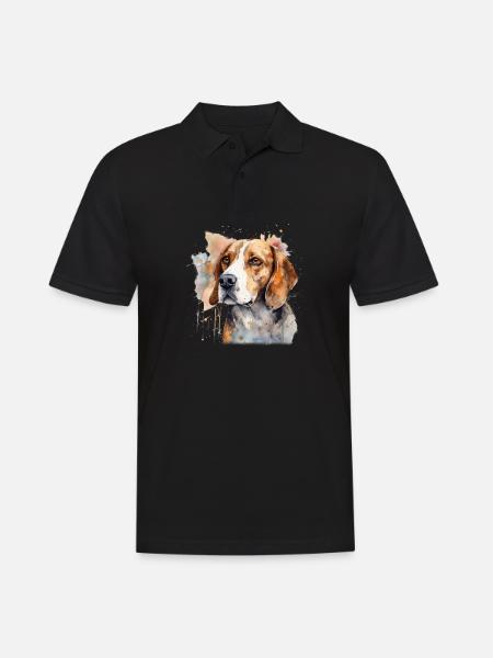 Beagle - Men's Polo Shirt - black