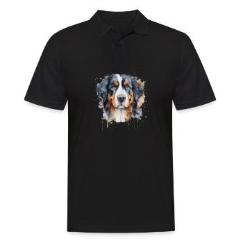 Bouvier bernois - Polo Homme - noir - Devant - Kai (181cm)