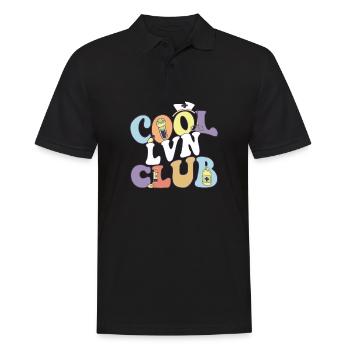 Cool Lvn Club Infirmière infirmière autorisée médicale - Polo Homme - noir - Devant - Kai (181cm)
