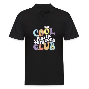 Cool Plastic Surgeons Club Surgery Squad Cosmetic - Men's Polo Shirt - black - Front - Kai (181cm)